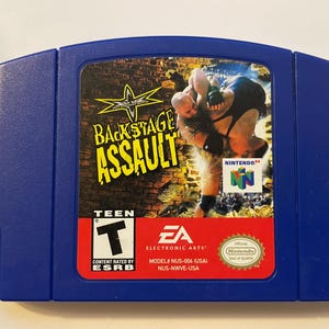Authentieke Nintendo 64 Back Stage Assault-gamewagen