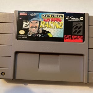 Authentieke Super Nintendo Kyle Pettys No Fear Racing-wagen