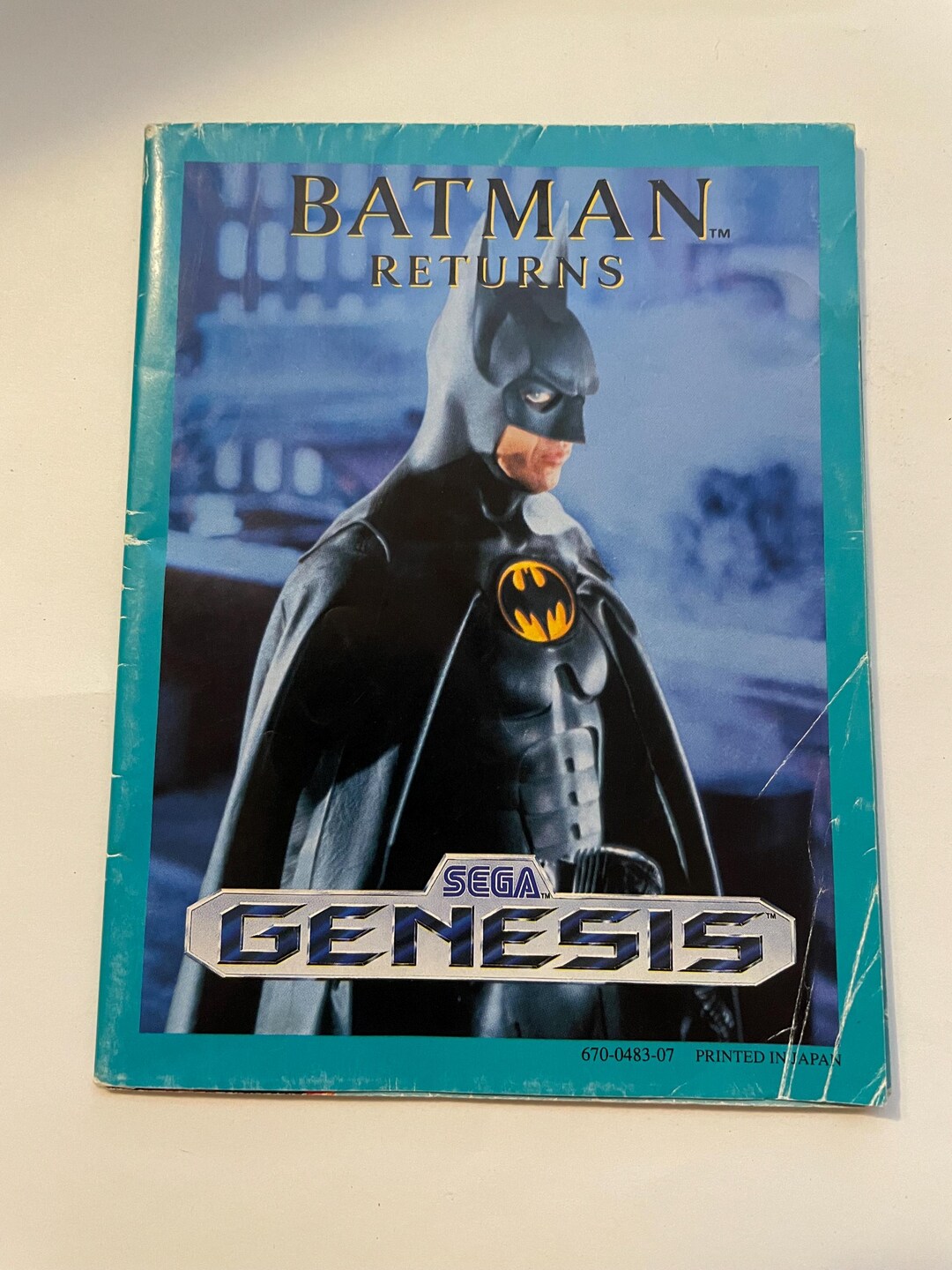 Authentic Batman Returns ( Gen ) Video Game Insert Poster - Etsy