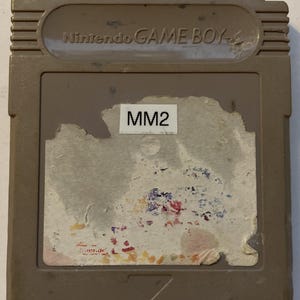 Authentieke Game Boy MegaMan2-gamecar