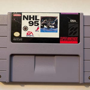 Authentieke Super Nintendo NHL 95-wagen