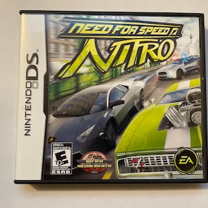 Authentieke DS Need for Speed Nitro-gamewagen
