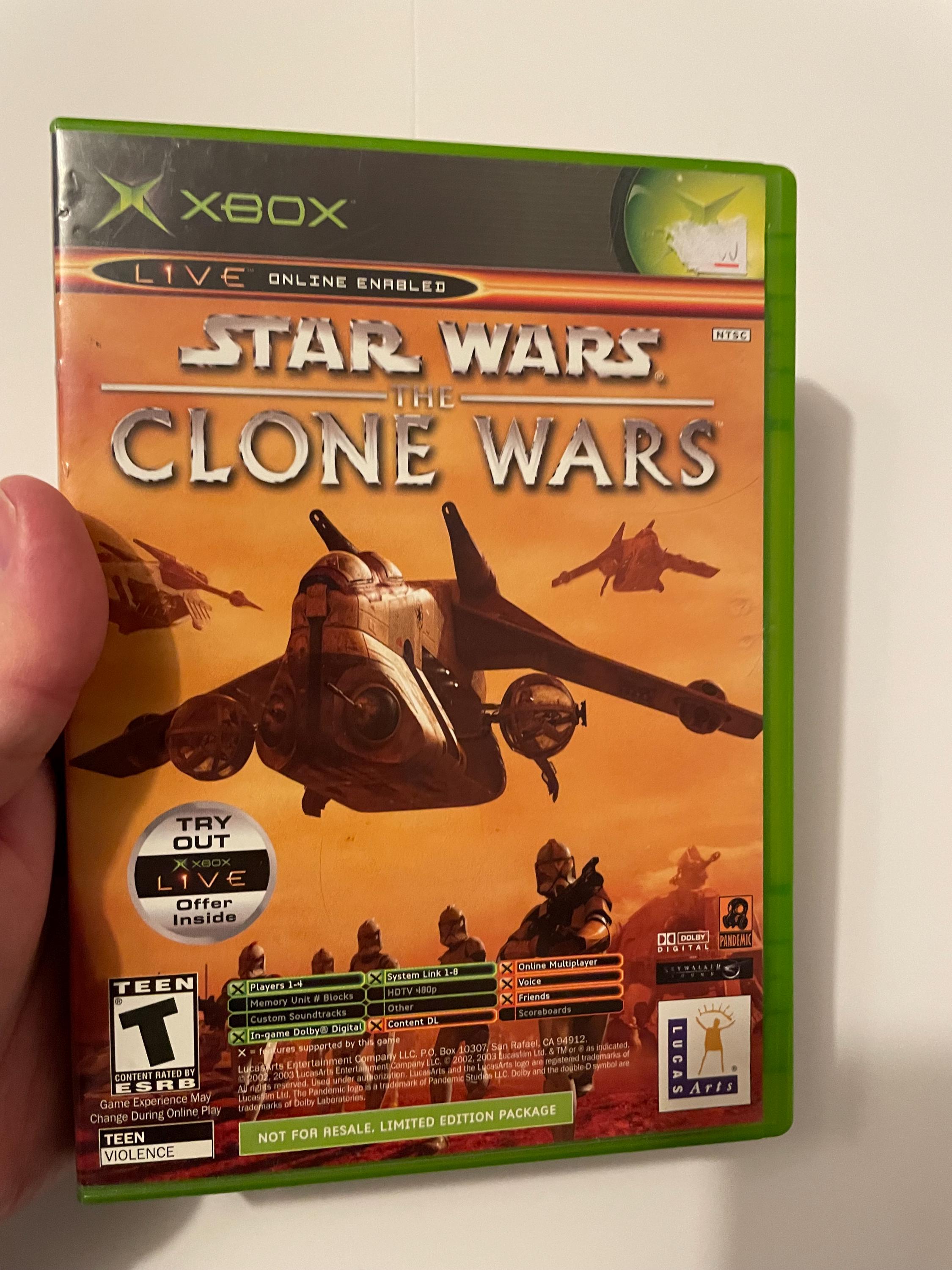 Xbox Star Wars Clone Wars/tetris World Game - Etsy