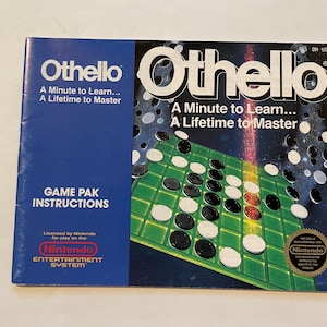 Authentieke Othello (Nes)-videogamehandleiding