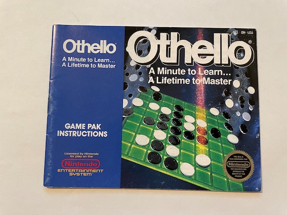 Authentic Othello ( Nes ) video game manual
