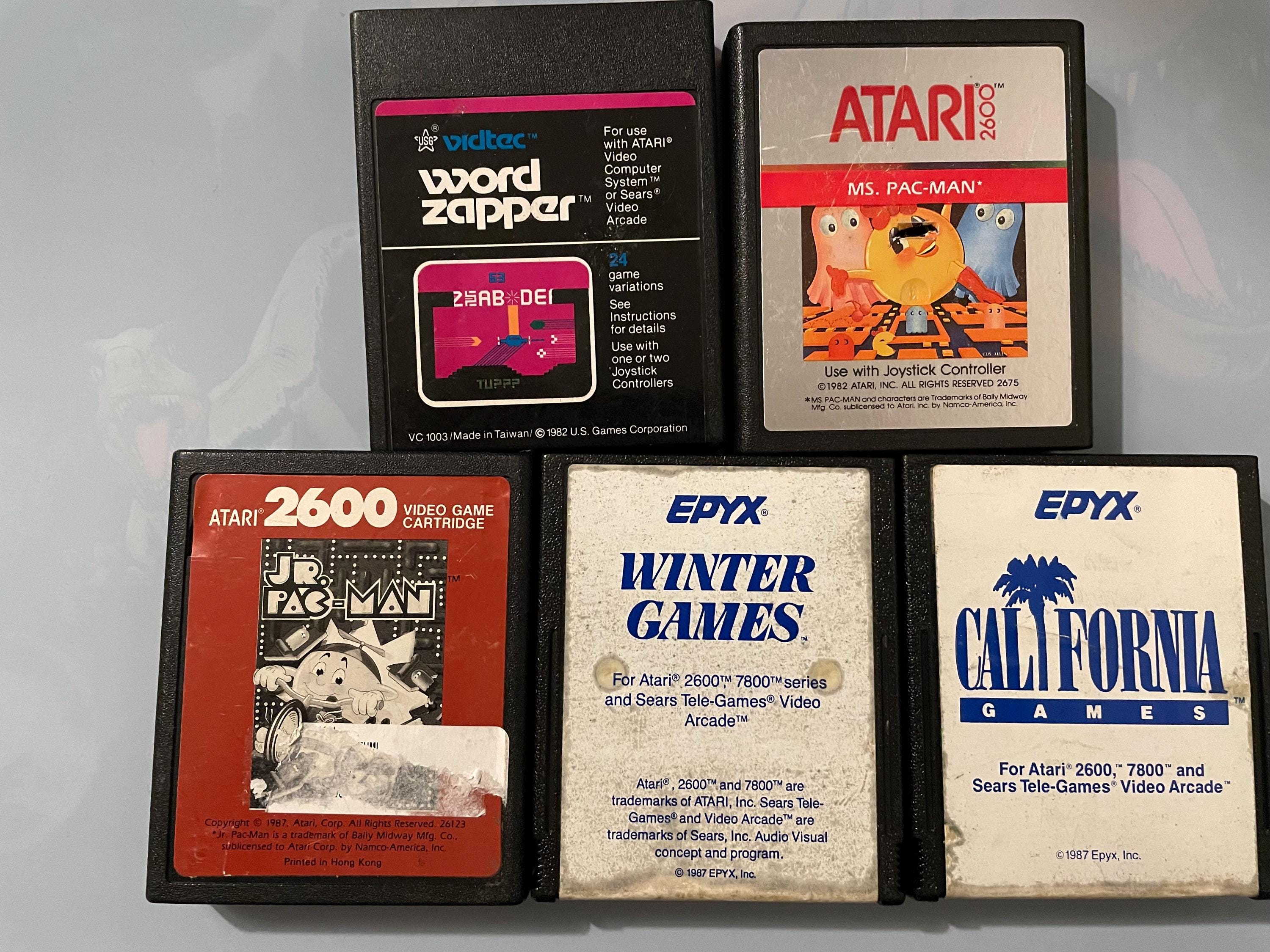 Atari 2600 Games Lot 10 - Etsy