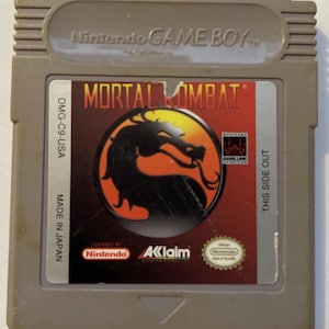 Authentieke Game Boy Mortal Kombat-gamewagen