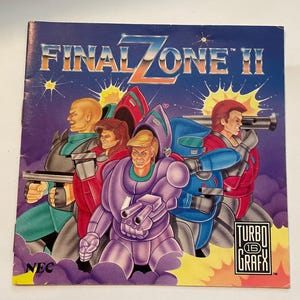 Authentieke Final Zone 2 (TG-16) videogamehandleiding