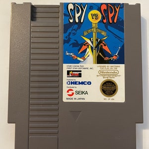 Authentieke Nintendo 'nes' Spy vs Spy-gamewagen.