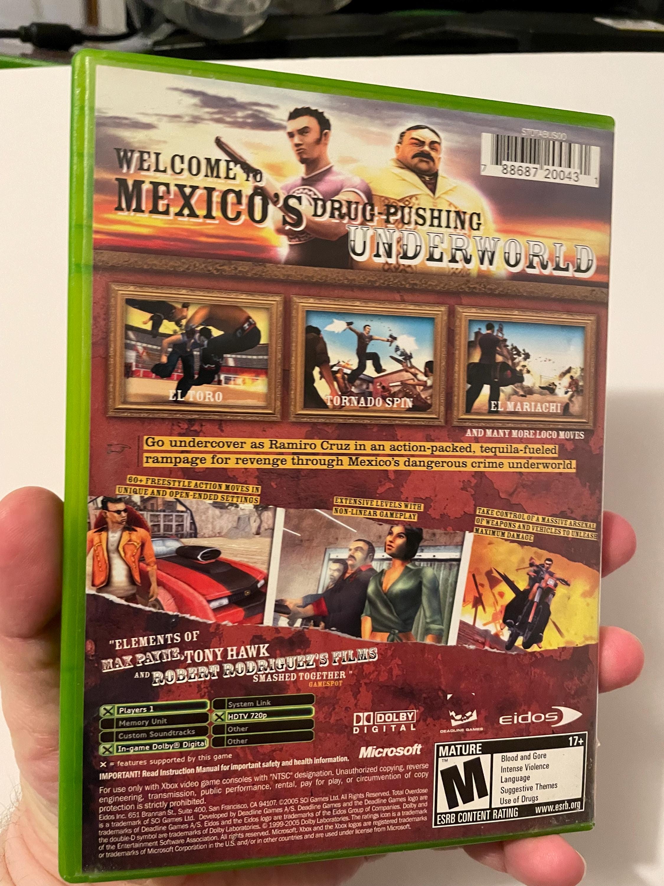 Xbox Total Overdose A Gunslinger's Tale in Mexico Game - Etsy