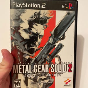 PS2 Metal Gear Solid 2 Game