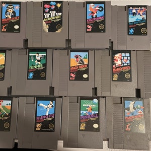 Authentieke Nintendo 'nes' Black Label-karren.