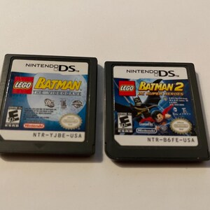 Authentieke DS Batman + Batman 2 Game Carts