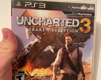 PS3 Uncharted 3: Drake's Deception Vintage Video Game Playstation