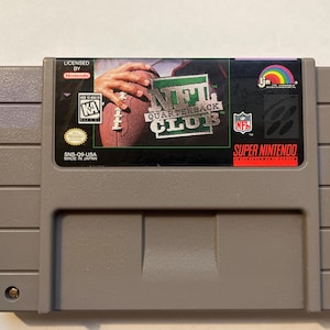 Authentieke Super Nintendo NFL Quarterback-clubwagen