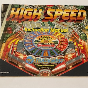 本物のハイスピード（Nes）ビデオゲームマニュアル