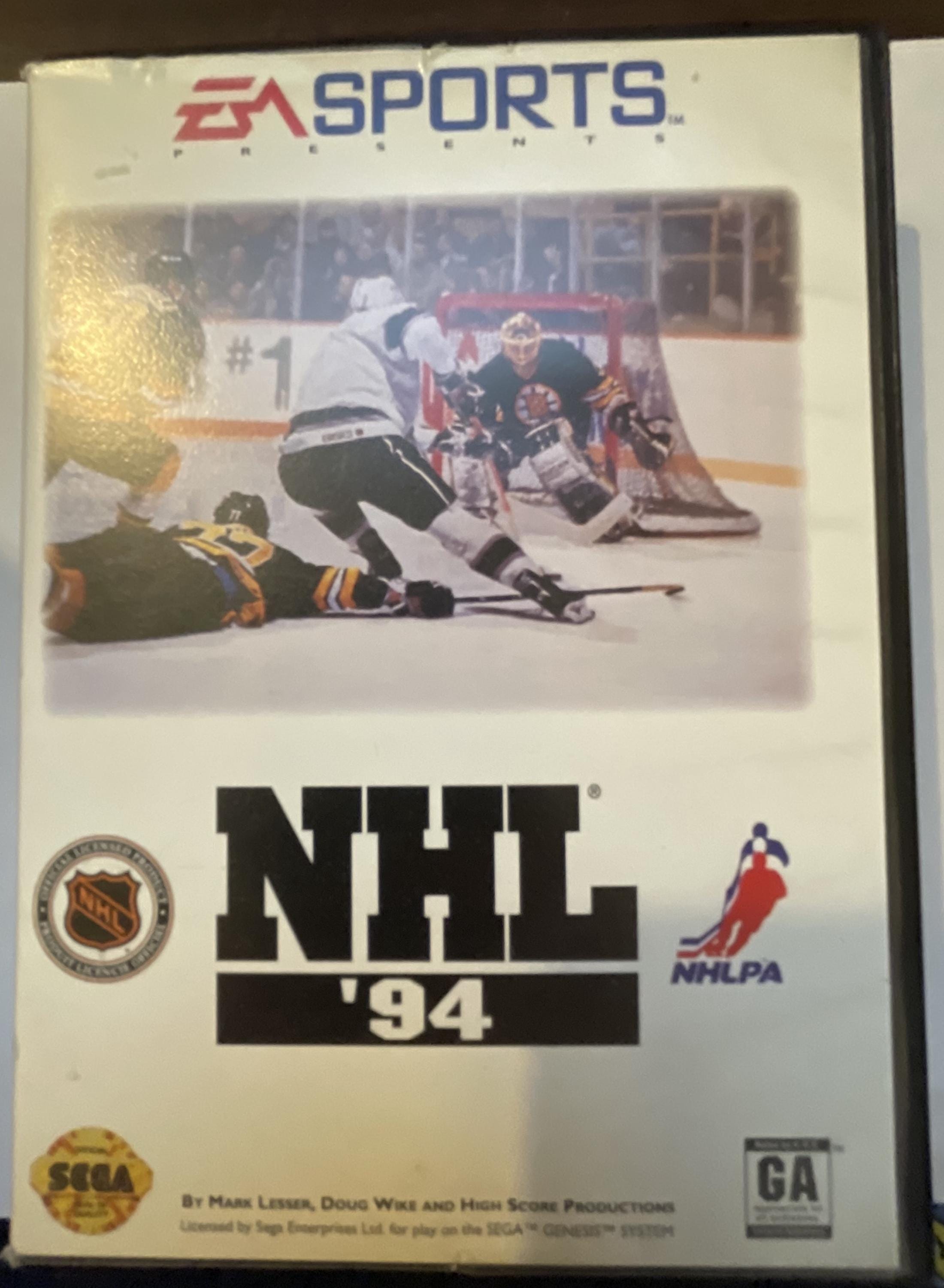 Authentic Sega NHL 94 Game - Etsy