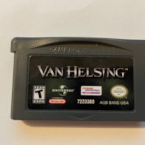 Authentieke Game Boy Advance Van Helsing Game Cart