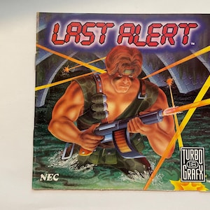 Authentieke Last Alert (TG-16) videogamehandleiding