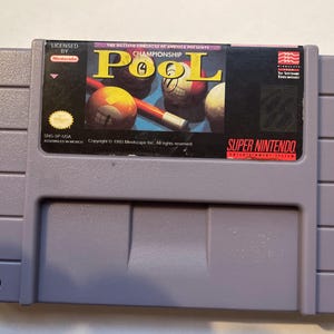 Authentieke Super Nintendo Championship-poolwagen