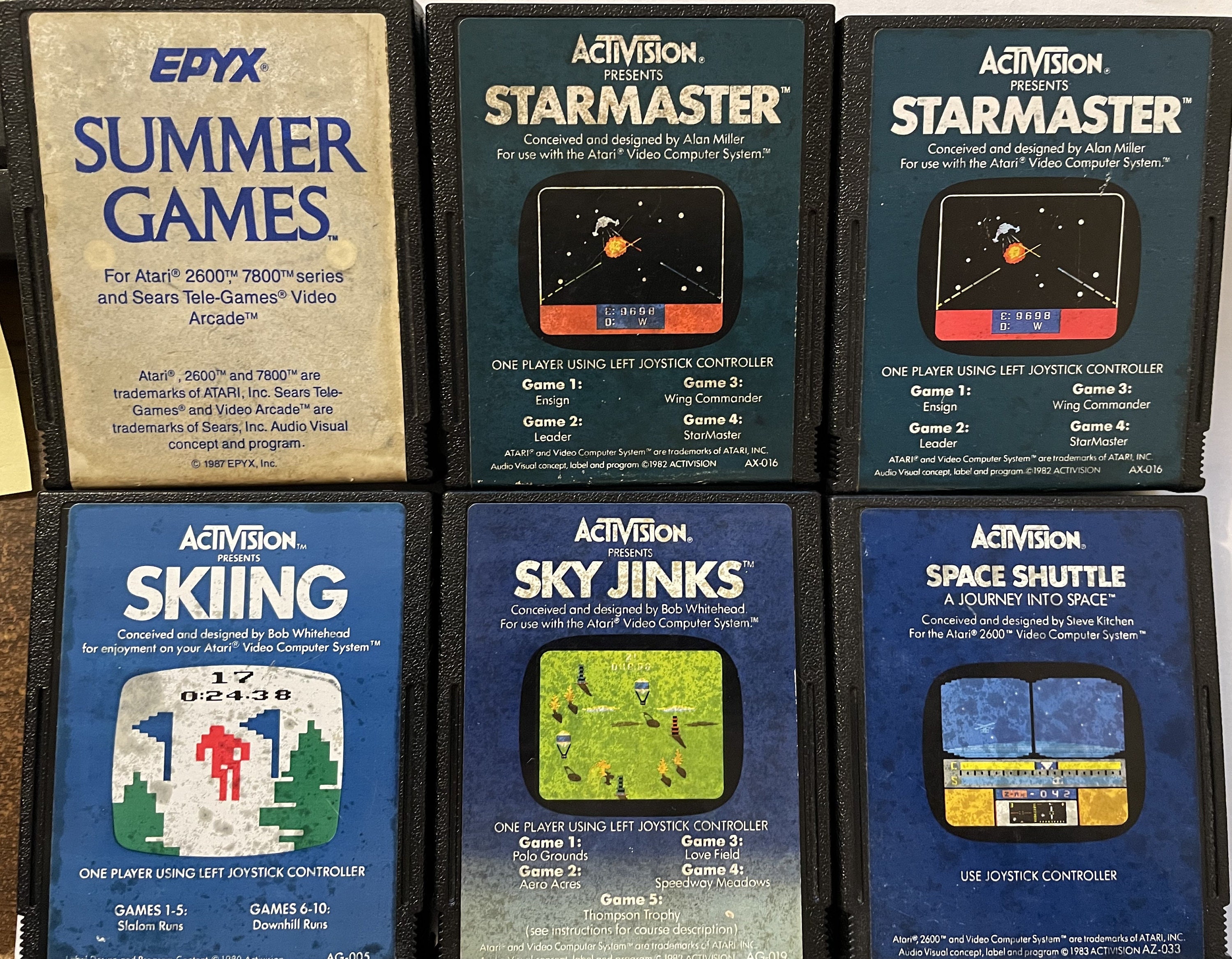 Atari 2600 Games Activision - Etsy