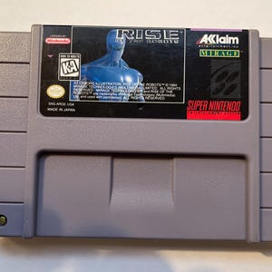 Authentieke Super Nintendo Rise of the Robots-wagen