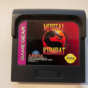 Authentieke Sega Game Gear Mortal Kombat-gamewagen