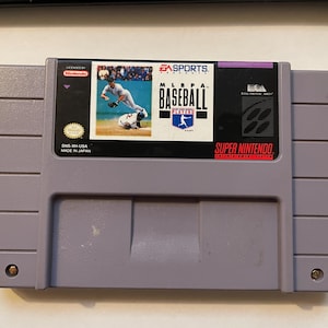 Authentieke Super Nintendo MLBPA-honkbalwagen