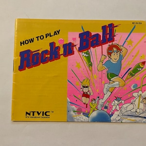 Authentieke Rock n Roll (Nes)-videogamehandleiding
