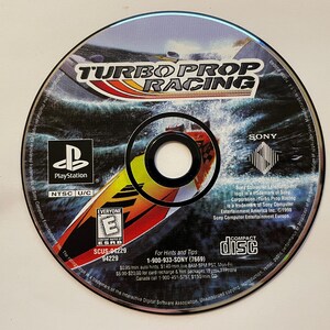 Sony ps1 Loose game Turboprop  Racing