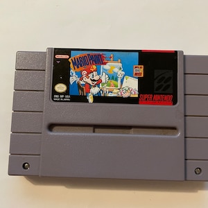 Authentieke Super Nintendo Mario Paint-gamewagen