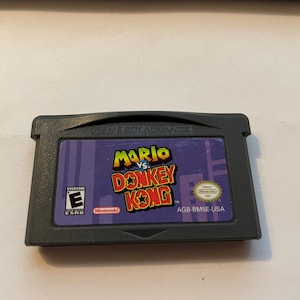 Authentieke Game Boy Advance Mario Vs DK Game Cart