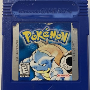 Authentieke Game Boy Pokemon Blue Game Cart