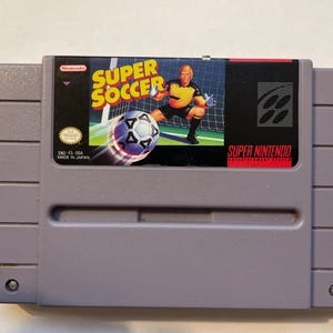 Authentieke Super Nintendo Super-voetbalkar