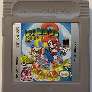 Authentieke Game Boy Mario Land 2 Game Cart