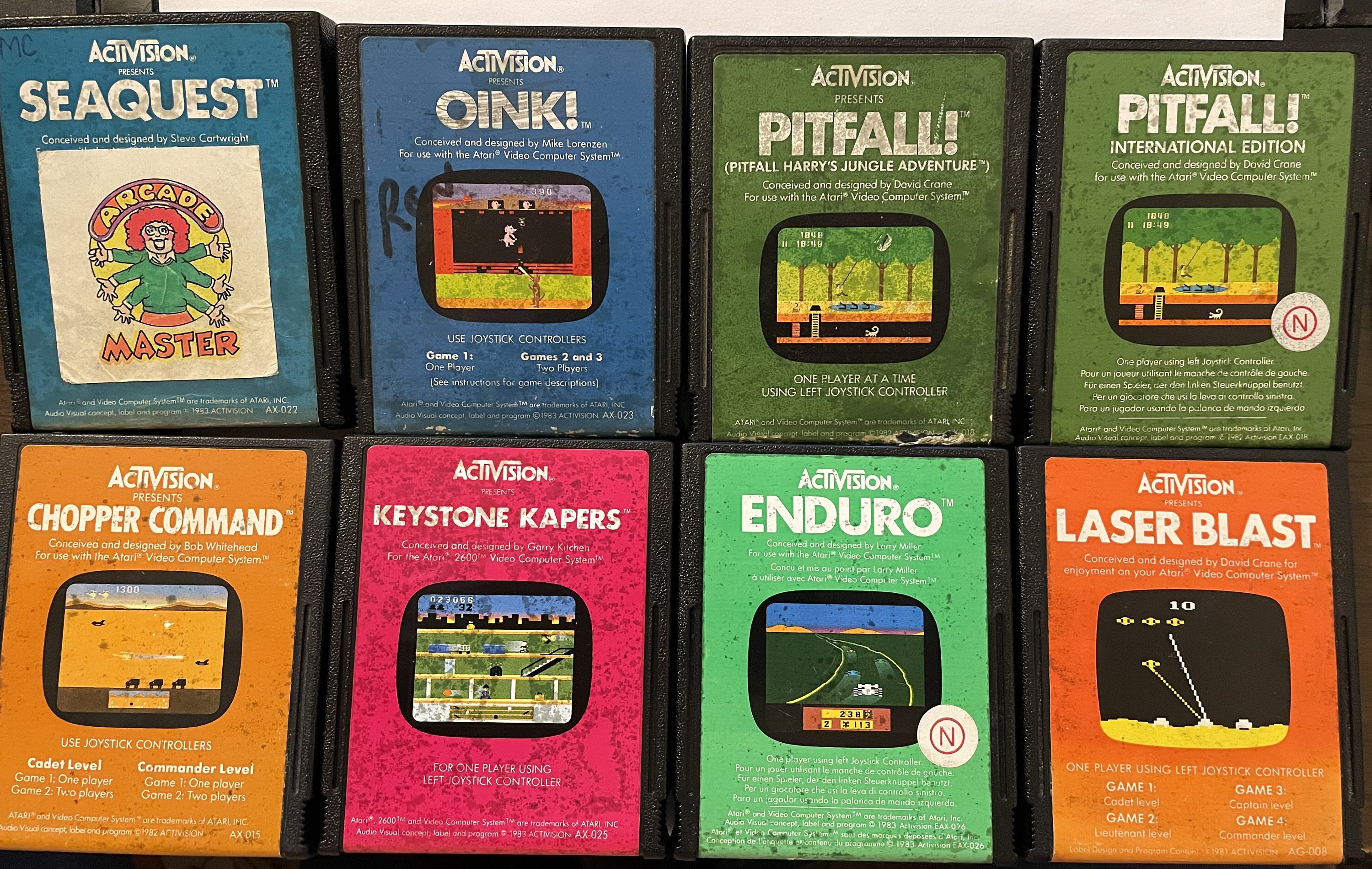 Atari 2600 Games Activision - Etsy