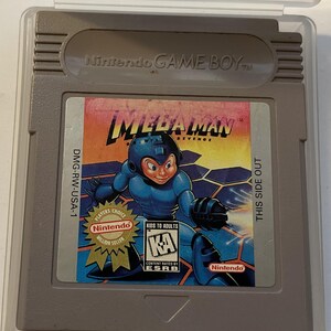 Authentieke Game Boy Mega Man-gamewagen