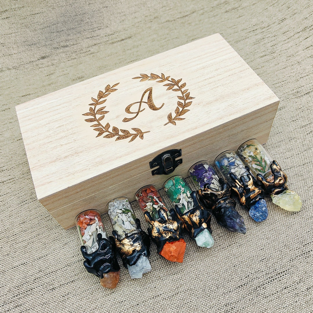 Custom Box Energy Crystal Manifestation Kit Metaphysical Gift Set