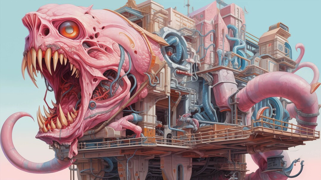 Turtletech Bastion Poster, Painting, Sticker - Etsy