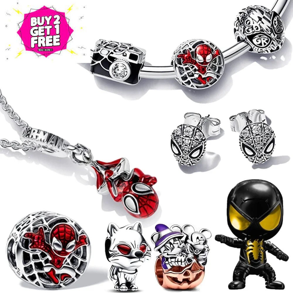 Spiderman Charms 🕸️🕷️!! #fypシ #spiderman #smallbusiness