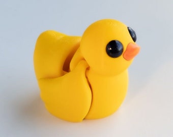 3D-Druck, Ente, Duck, Figur, Anhänger, Deko, Büro, Geschenk