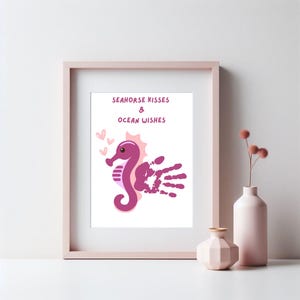 Summer Handprint Craft Bundle, DIY Printable, Summer Handprint Art, Handprint Keepsake, Daycare Activity, Printable Activity Babies Toddlers
