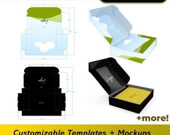 Mockup-sjablonen voor brievenbussen: aanpasbaar printontwerp (canva- en Adobe-bestanden)