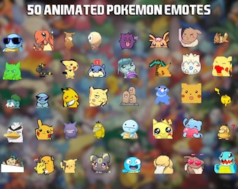 50 geanimeerde Pokemon-emotes voor Twitch, YouTube en Discord