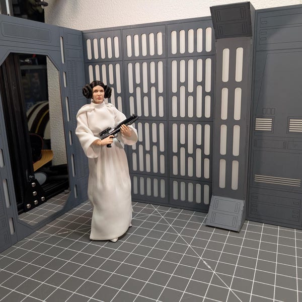 Star Wars Diorama Wall Panel for 1/6 Scale