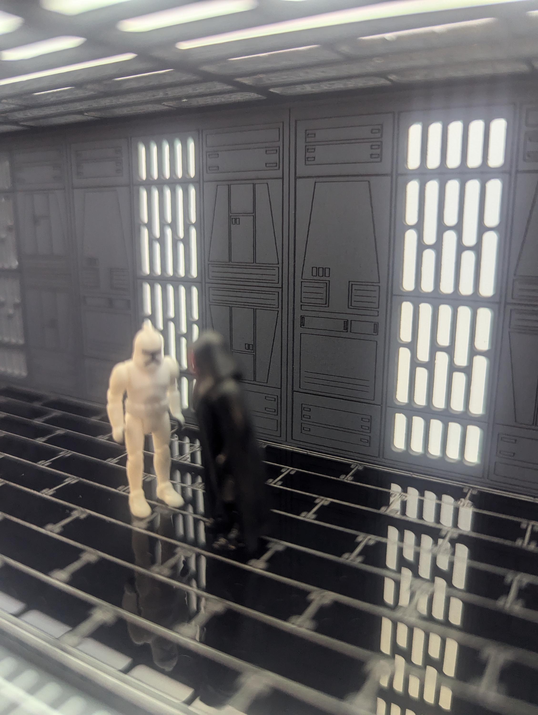 Micro Galaxy Death Star Corridor Diorama - Etsy