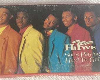 Hi-five She's Playing Hard to Get Cassette Single 1992 Jive - Etsy