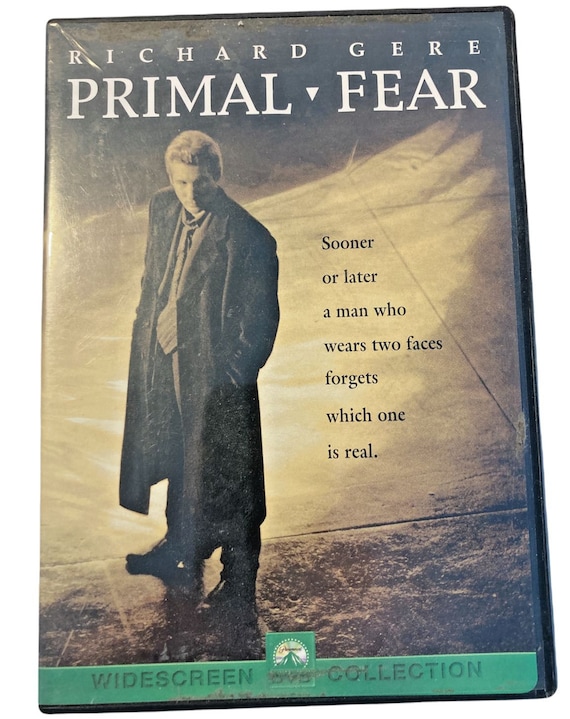 Primal Fear DVD Richard Gere Paramount Pictures Widescreen