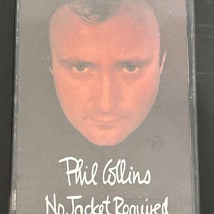 Phil Collins  No Jacket Required  Cassette Album   Atlantic  Records  1985