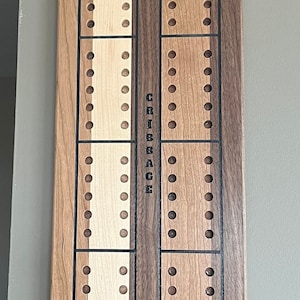 Jumbo Cribbage Board - Etsy